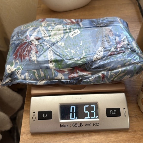 The Kooples Blue Printed Sleeveless One-Shoulder Romper - Picture 15 of 15